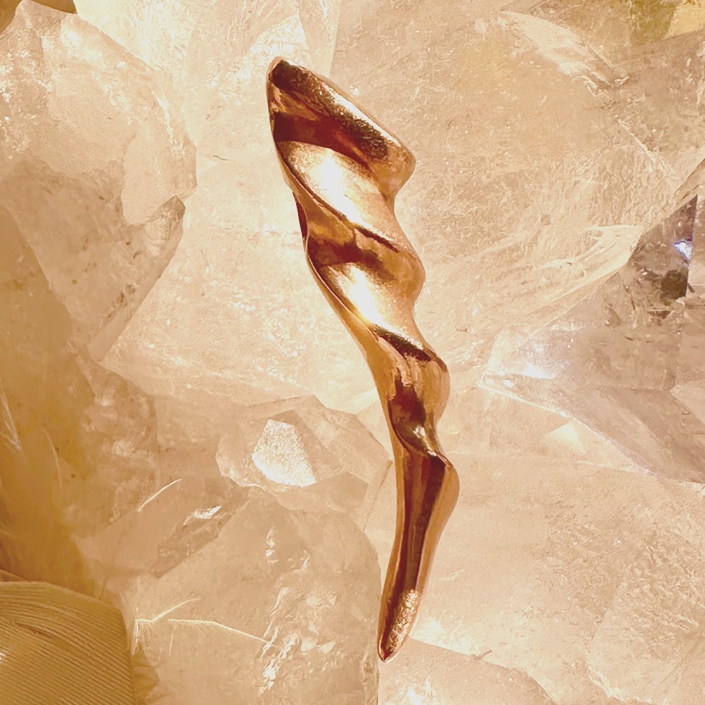 Alex Woo 14k Swirling Cornicello Charm / Signed By The Artist / UNISEX